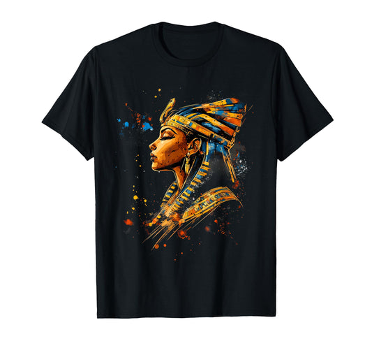 Ancient Egypt Cleopatra Artwork Egyptology Egyptian God T-Shirt
