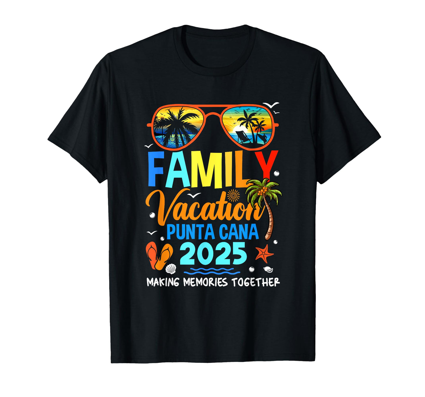 Family Vacation Punta Cana 2025 Dominican Republic Vacation T-Shirt