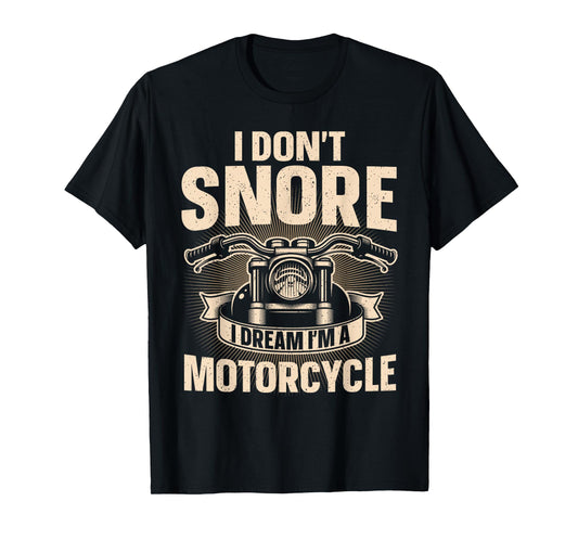 Funny Motorcycle Design For Men Dad Biker Motorcycle Lover T-Shirt