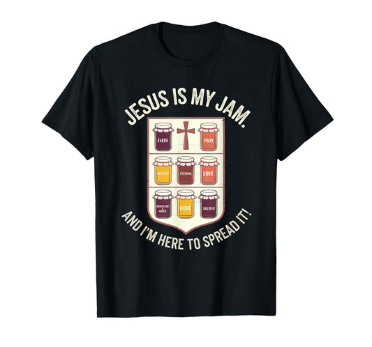 Jesus is My Jam Tshirt Men Women Christian Bible Verse T-Shirt