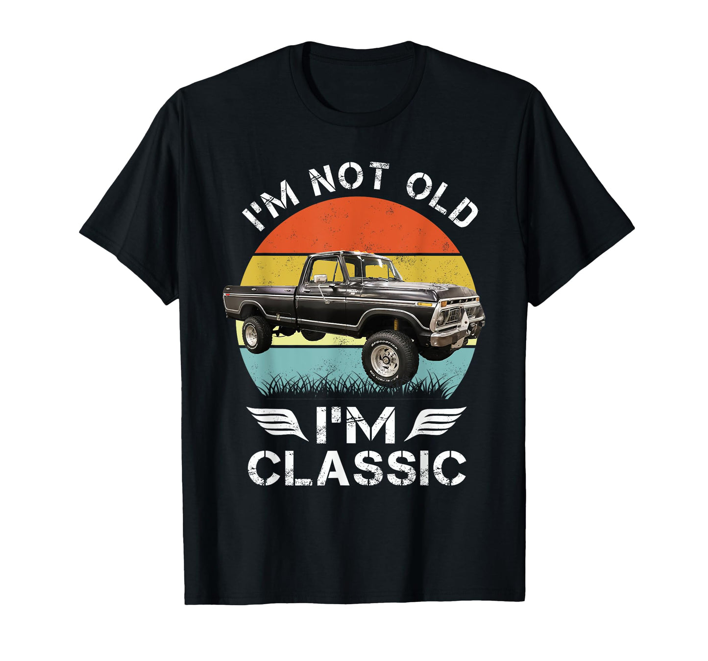 1977 classic f250 black T-Shirt, Small