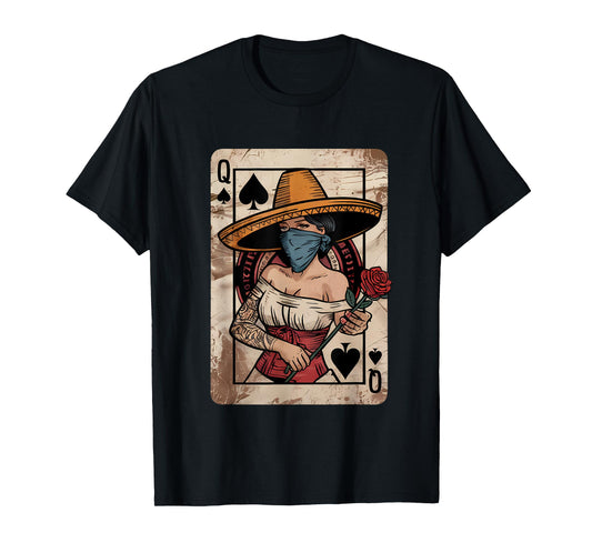 La Chingona Tarot Card Funny Spanish Slang Latina Outlaw T-Shirt