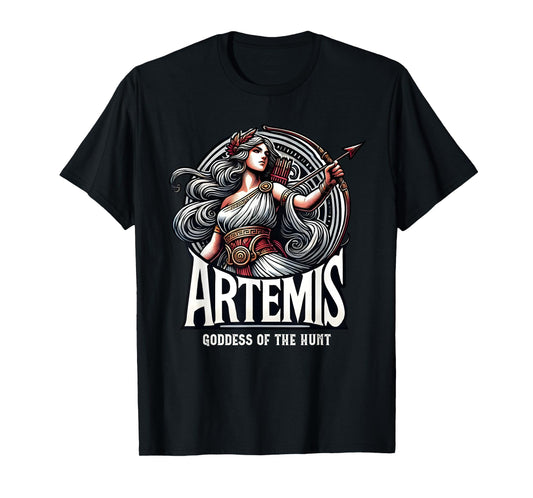 Artemis Greek Goddess Mythology Ancient Greece T-Shirt