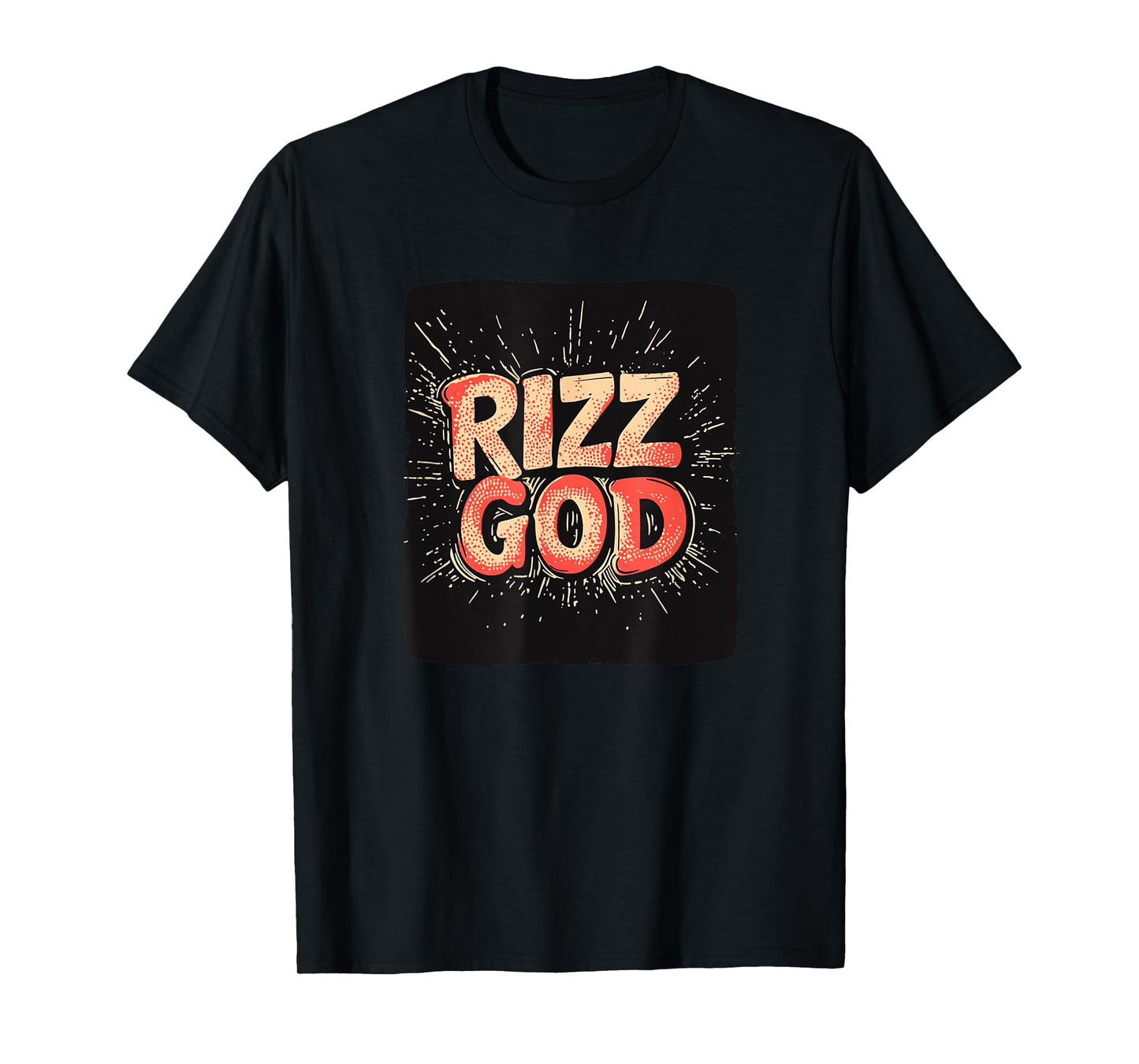 Awesome Rizz God Emblem with Charm T-Shirt