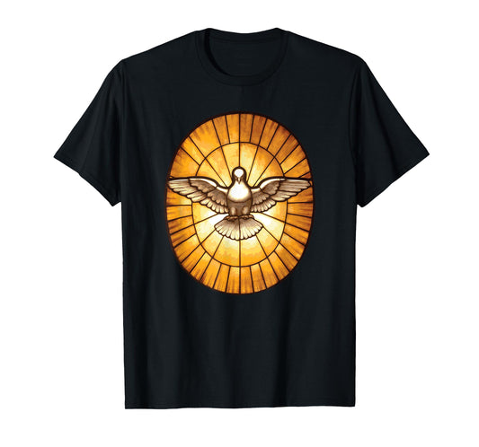 Holy Spirit Dove from St. Peter's Basilica Catholic T-Shirt