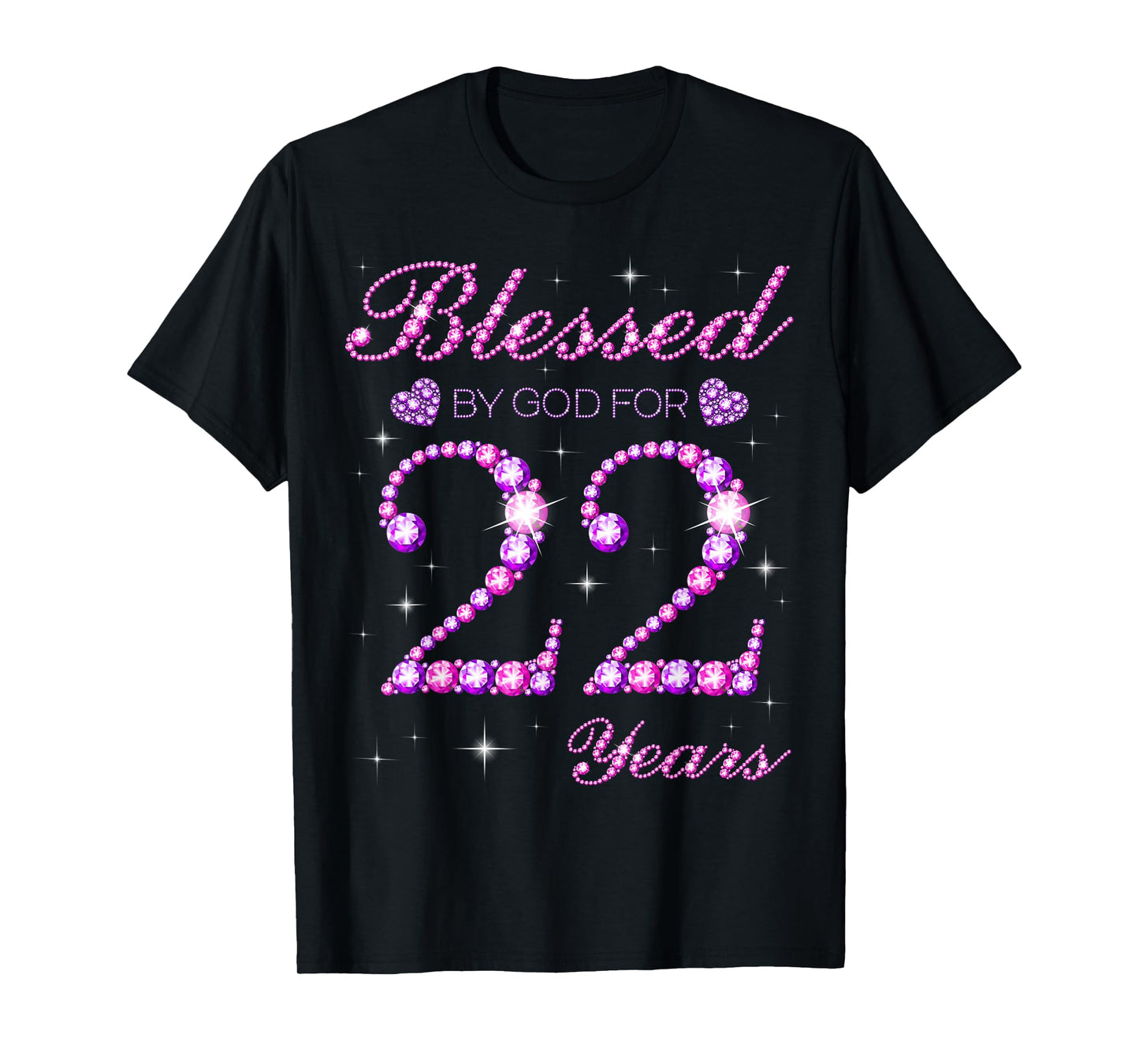 Blessed by God for 22 Years Old 22nd Birthday Party T-Shirt