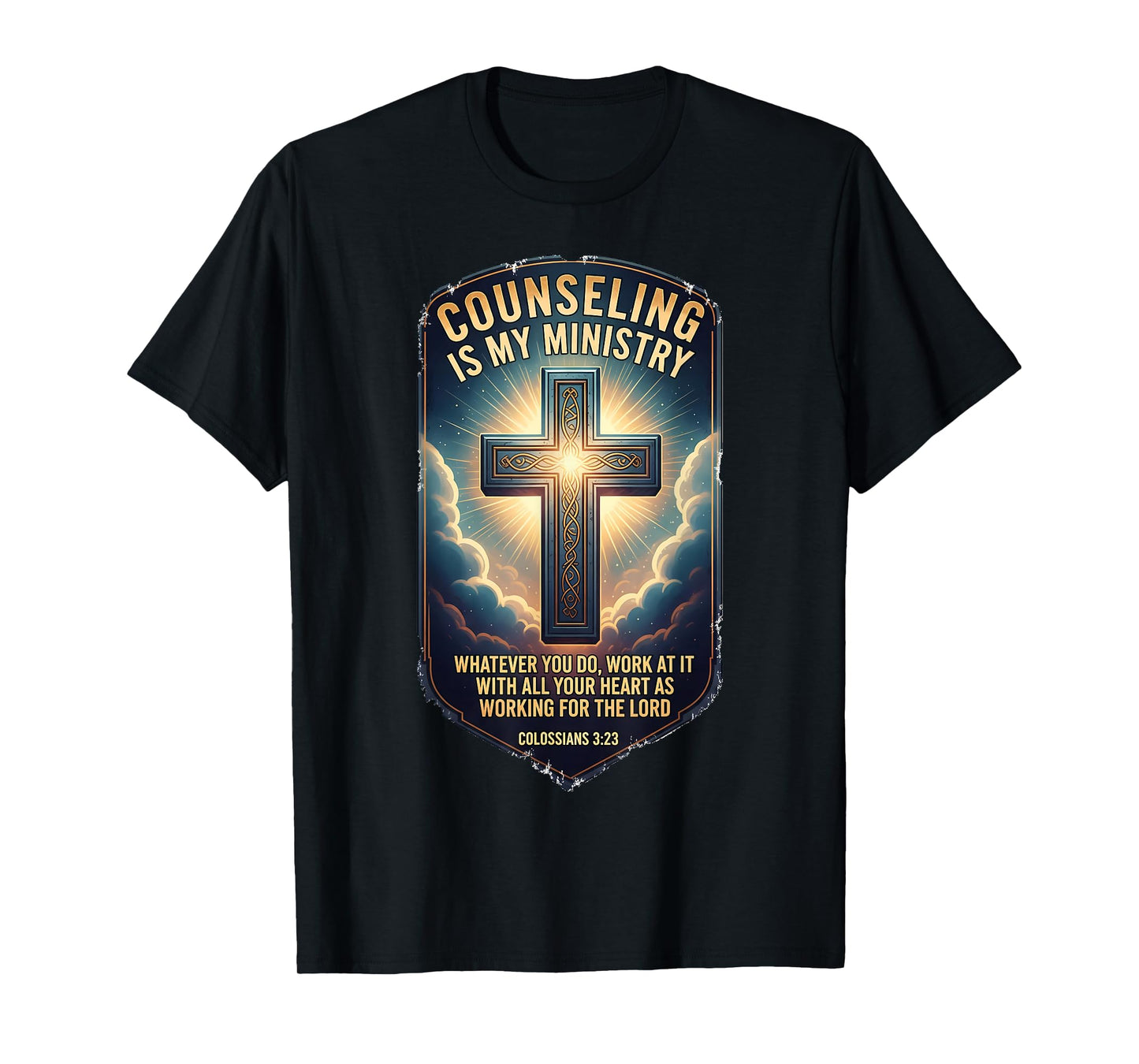 Christian Counselor Counseling is My Ministry Bible Verse T-Shirt