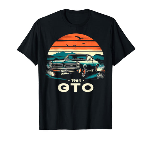 1964 64 GTO Classic Car Old School Muscle Vintage Car T-Shirt