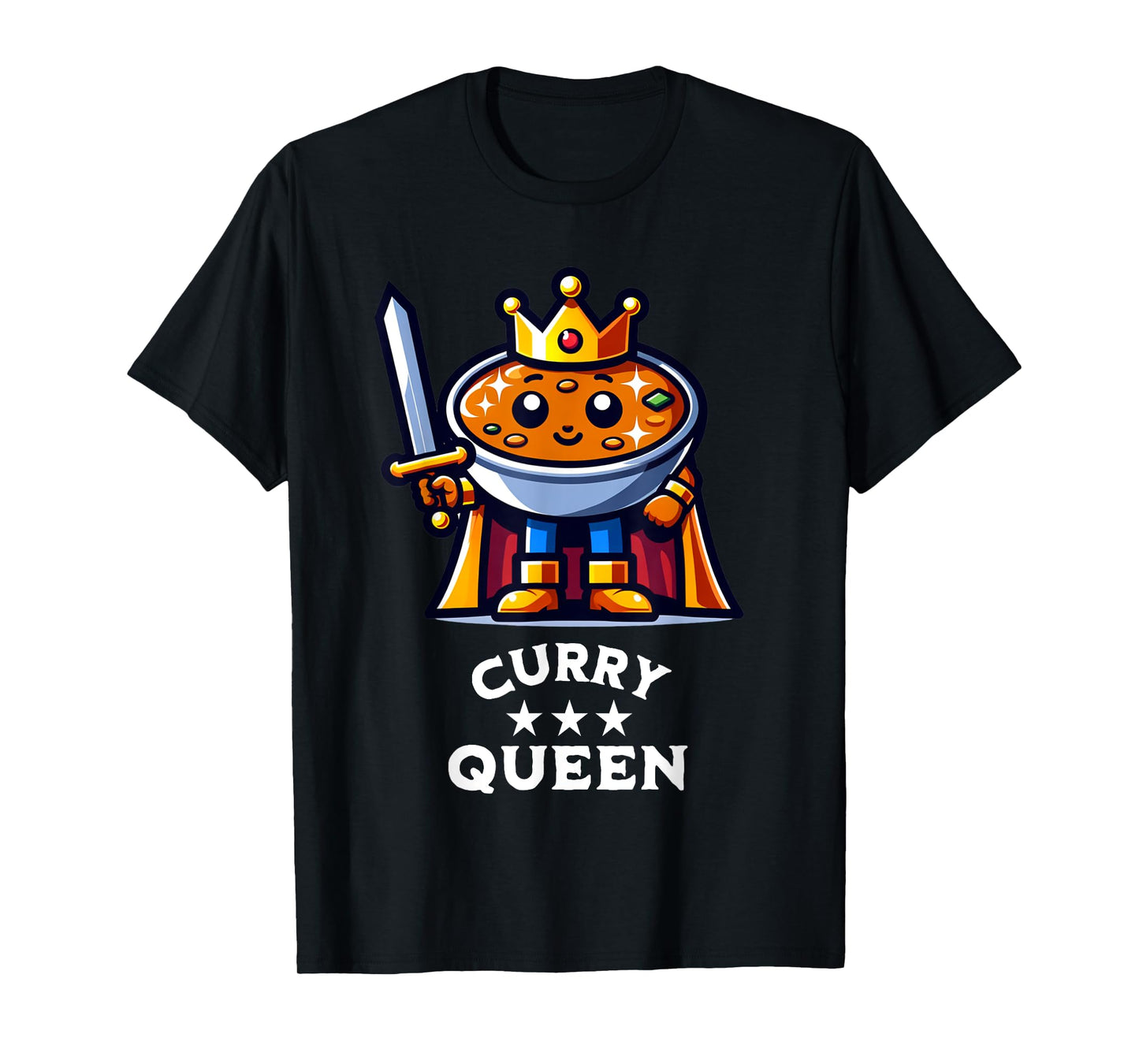 Curry Queen Funny Indian Food Quote T-Shirt