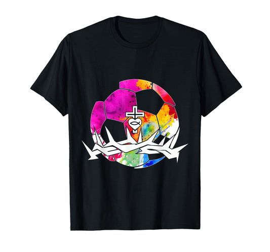 Religious Jesus Soccer Christian GOD Soccer T-Shirt