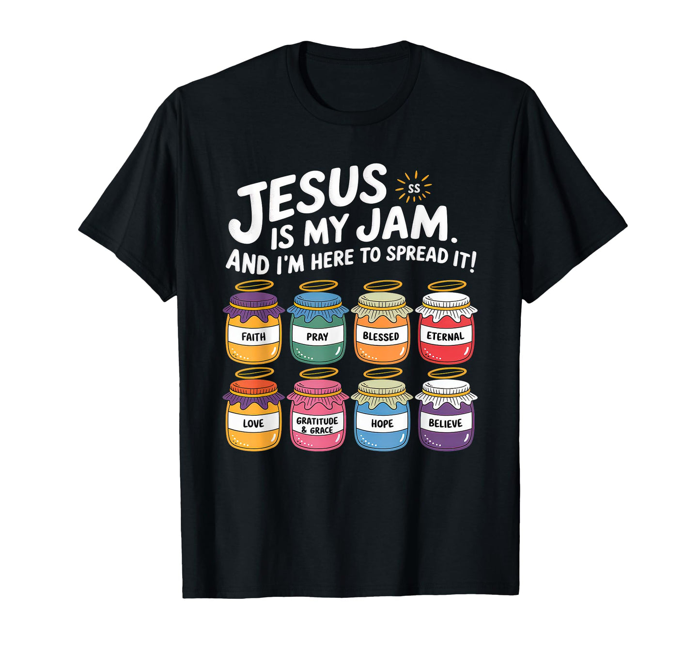 Jesus is My Jam Tshirt Men Women Christian Bible Verse T-Shirt