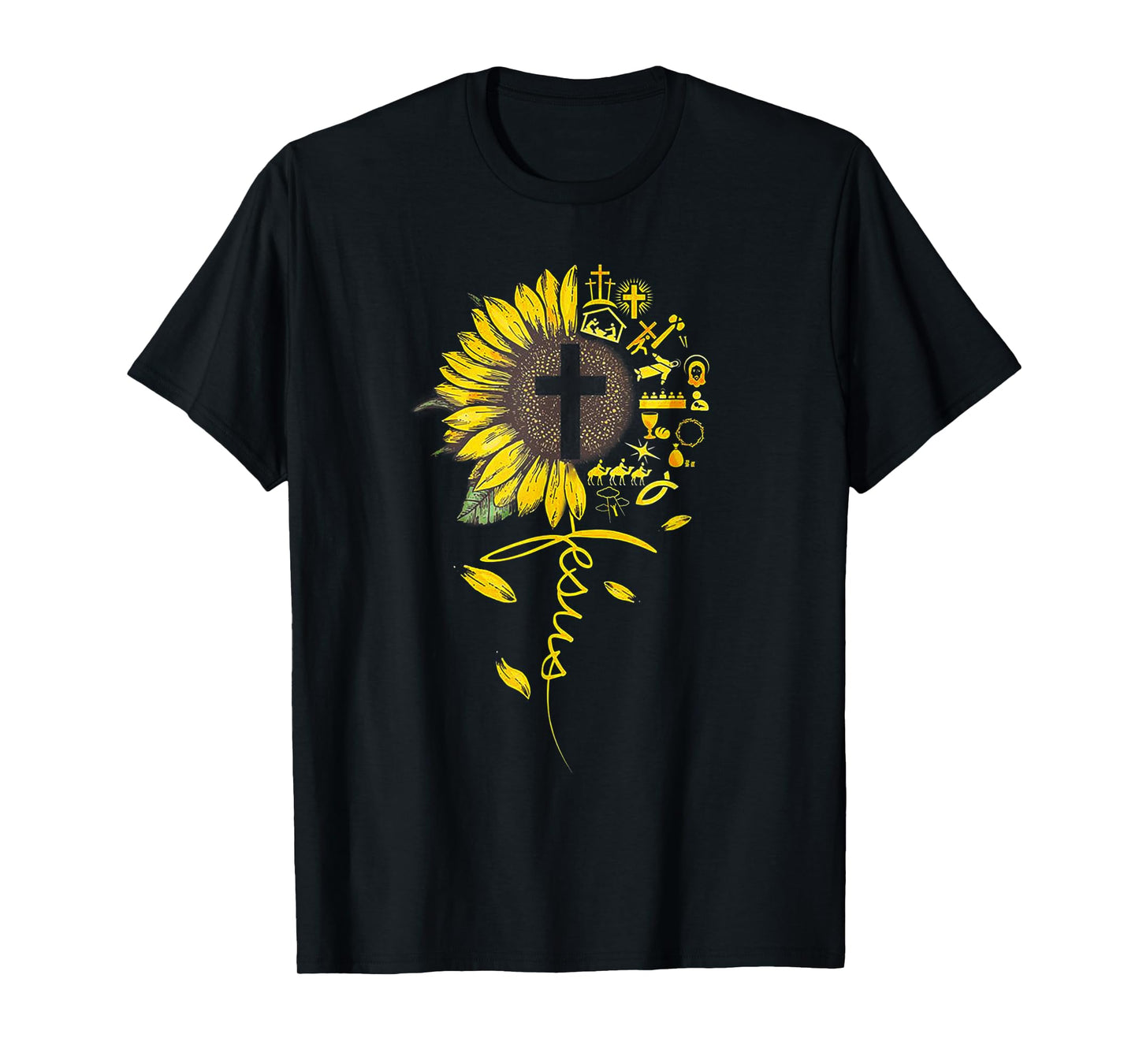 Jesus Sunflower TShirt - Funny Christian sunflowers Gift