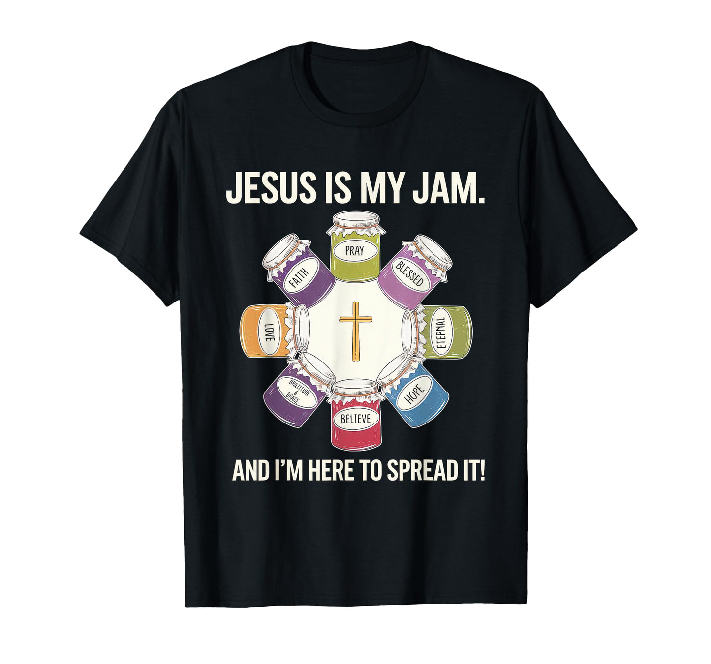 Jesus is My Jam Tshirt Men Women Christian Bible Verse T-Shirt