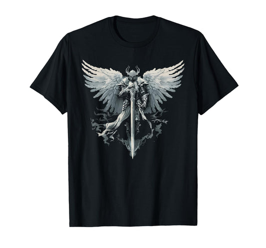 Archangel Gabriel Catholic Christianity Guardian Angel T-Shirt