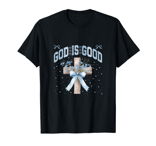 Faith Religious Cross Bow God is Good T-Shirt