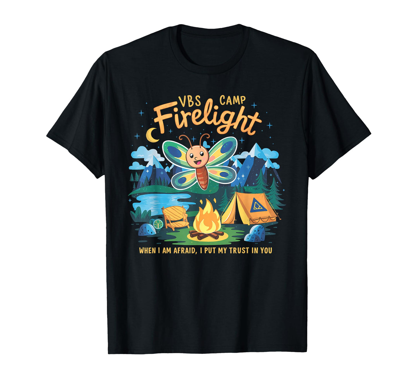 Camp Firelight VBS Camp Vacation Bible School Firework 2024 T-Shirt