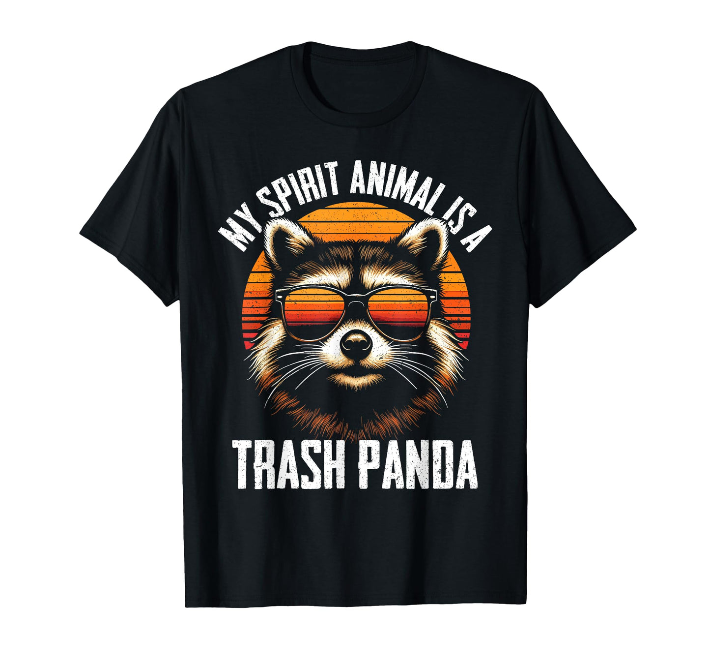 Funny Racoon Art For Women My Spirit Animal is a Panda Trash T-Shirt