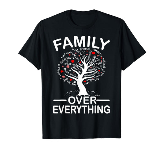 Family Over Everything Matching Family Reunion Party 2025 T-Shirt