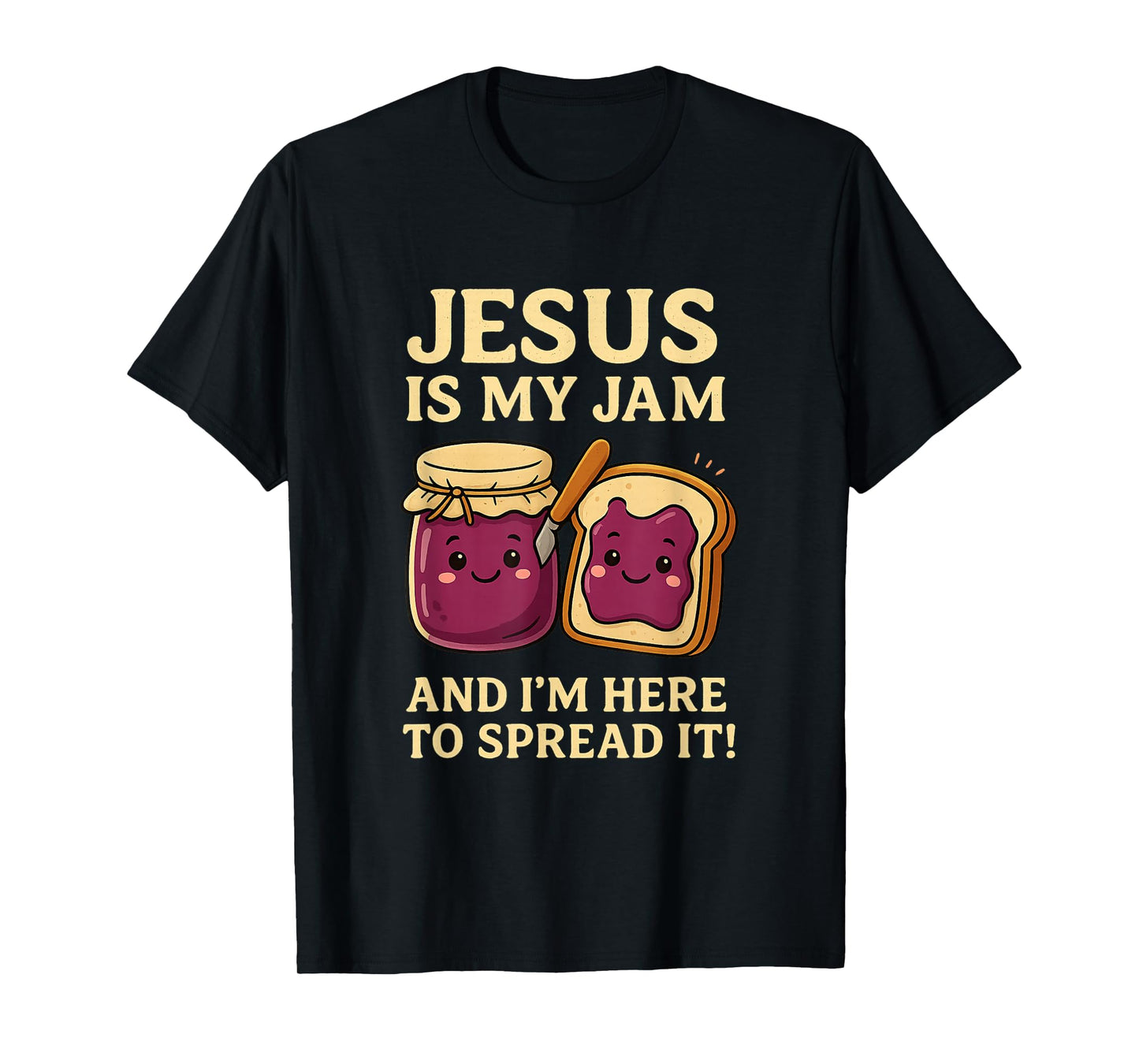 Jesus is My Jam Shirt Funny Christian Faith Bible T-Shirt