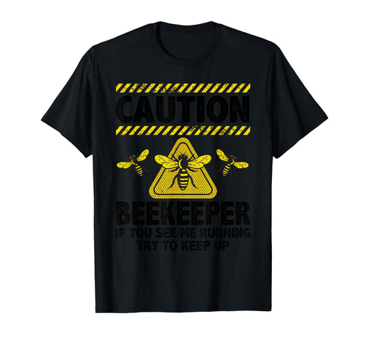 Funny Beekeeper Art For Men Women Bee Hive Lover Beekeeping T-Shirt