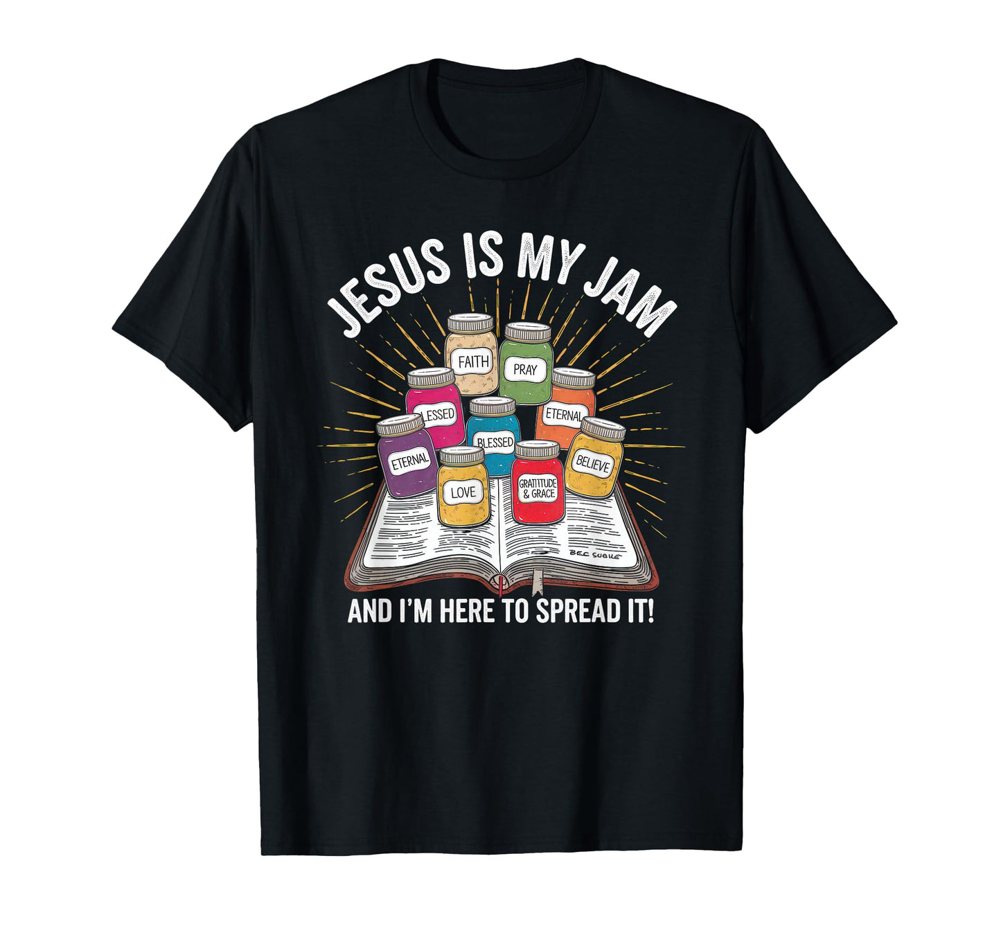 Jesus is My Jam Tshirt Men Women Christian Bible Verse T-Shirt