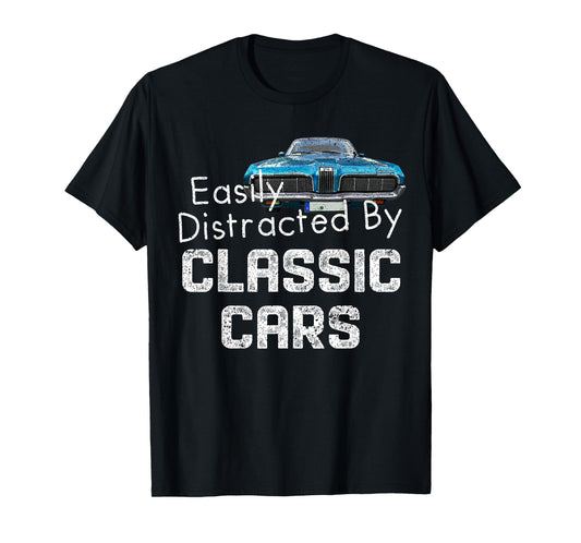 1968 68 Mercury Cougar easily distracted by classic car T-Shirt