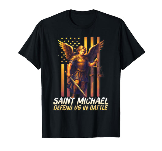 Saint Michael The Archangel Catholic T-Shirt