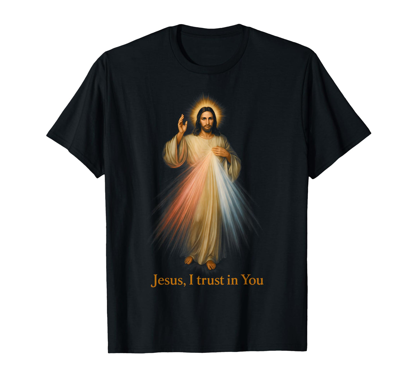Jesus I Trust In You Devine Mercy Christian Catholic Faith T-Shirt