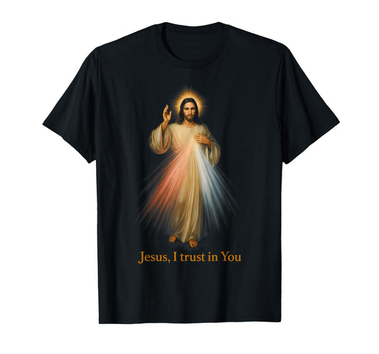 Jesus I Trust In You Devine Mercy Christian Catholic Faith T-Shirt