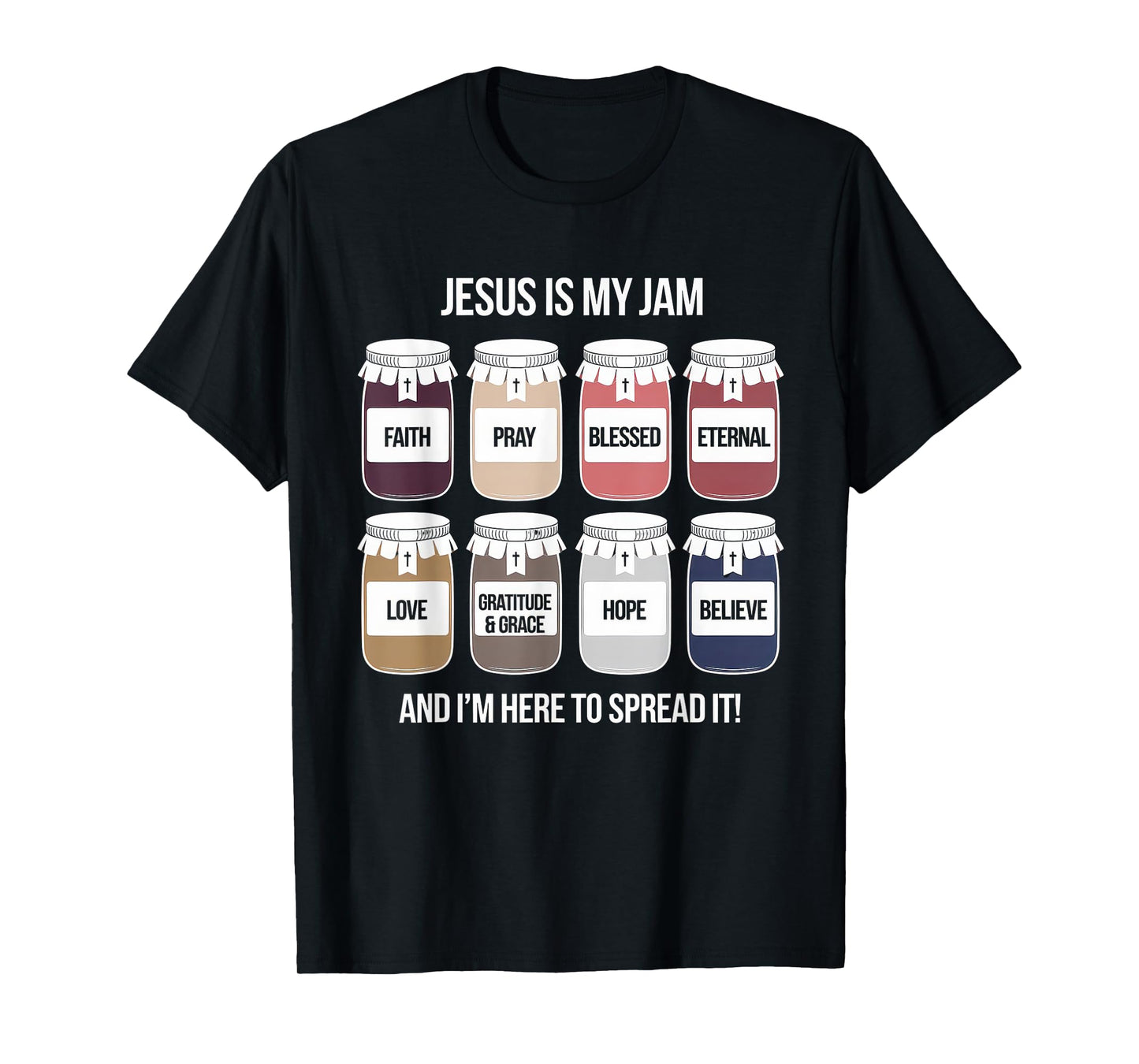 Jesus is My Jam Tshirt Men Women Christian Bible Verse T-Shirt