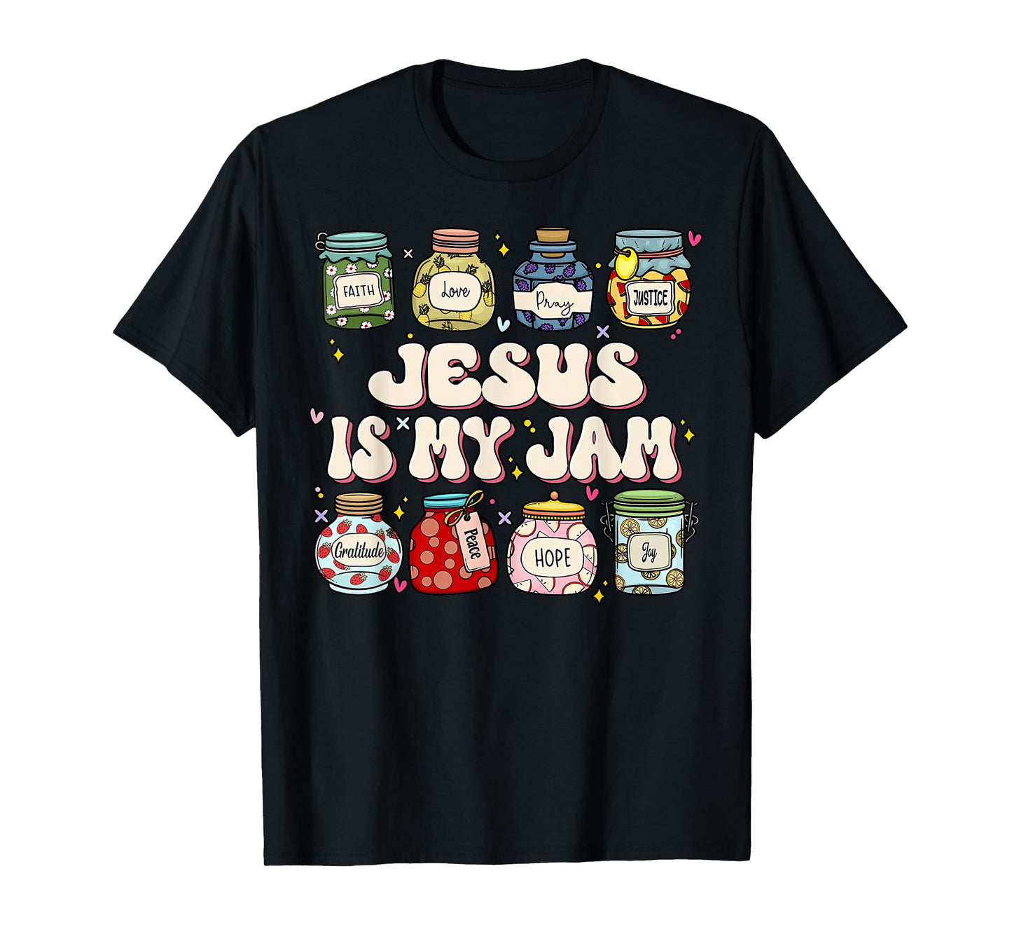 Jesus Is My Jam Christian Faith Religious Christ Women Kids T-Shirt