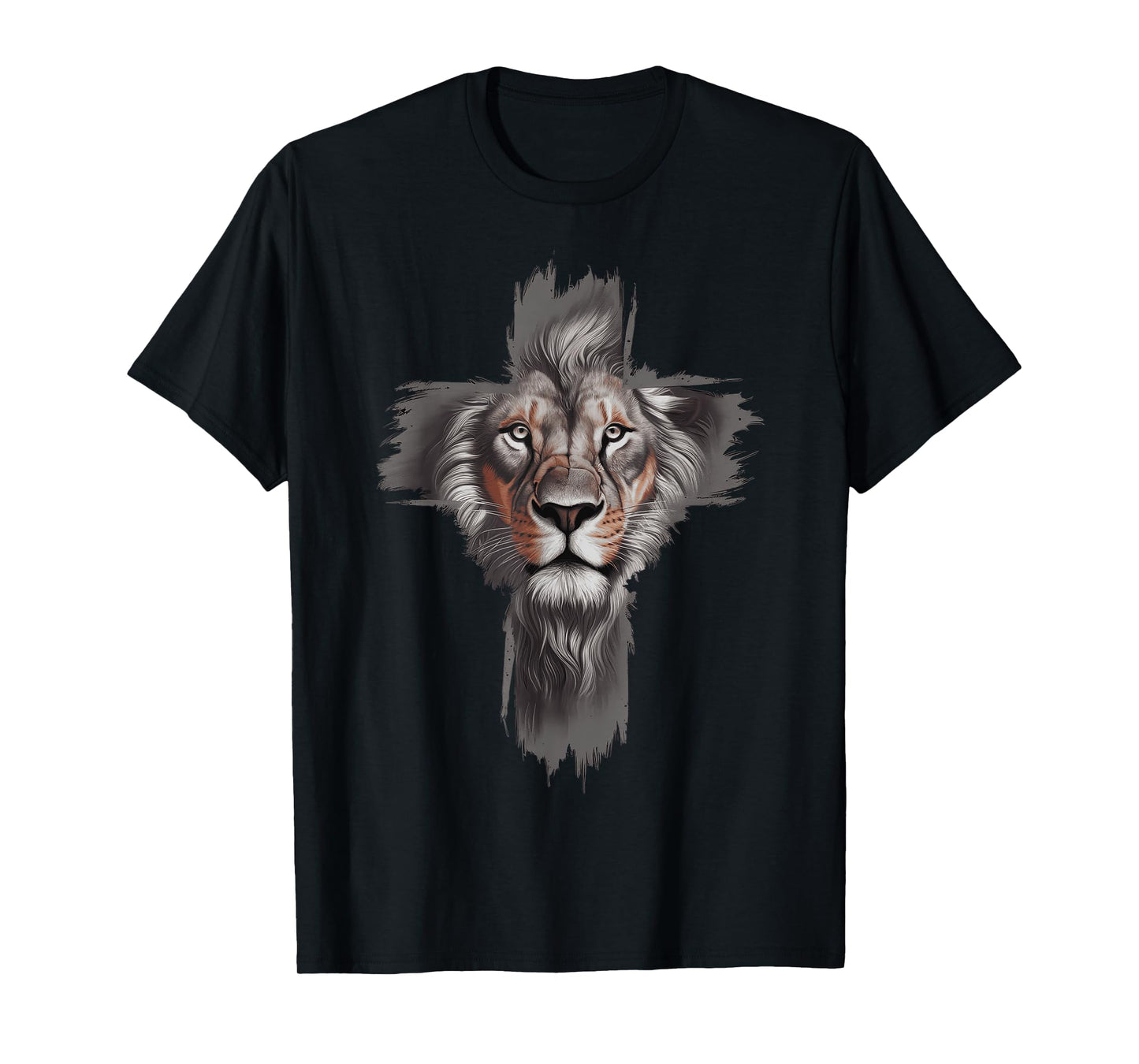 Lion of Judah Christian Cross T-Shirt