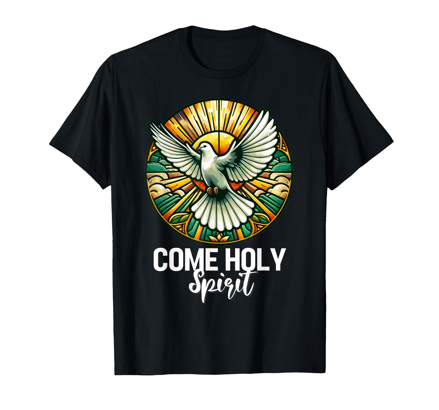 COME HOLY SPIRIT Dove Christian Gifts For Men And Women Tees T-Shirt