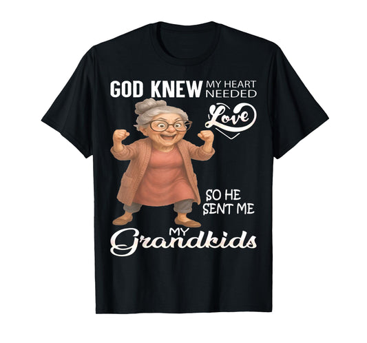 Cute Woman God Knew My Heart Needed T-Shirt
