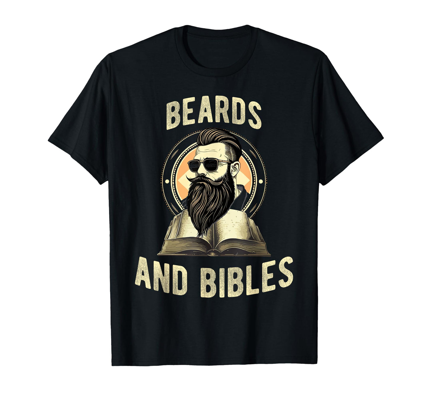 Beards and Bibles Christian Man T-Shirt