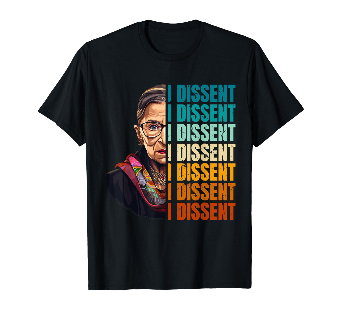I Dissent Vintage Ruth Bader Ginsburg Quote T-Shirt