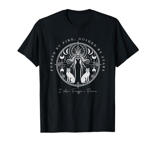 Freya Goddess Freyja Viking Norse Mythology Celtic Knot T-Shirt