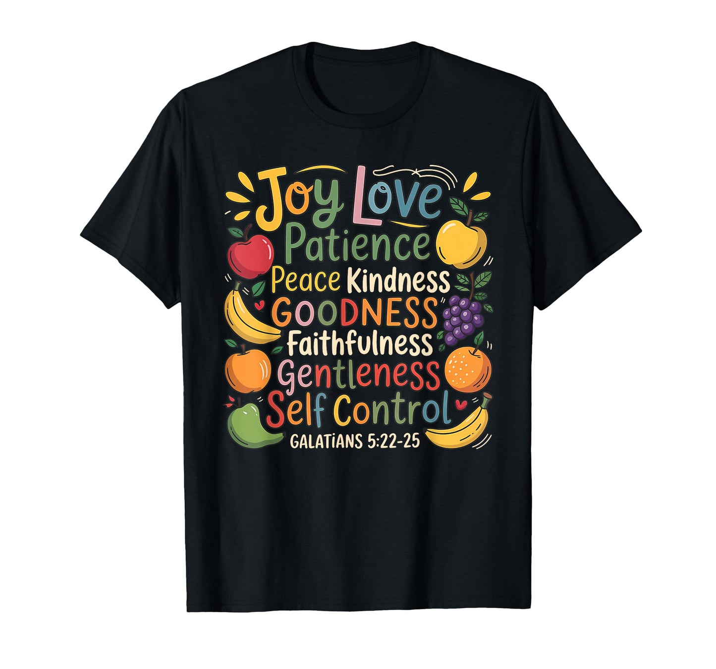 Awesome Galatians Fruit Of The Spirit Religious Verses T-Shirt