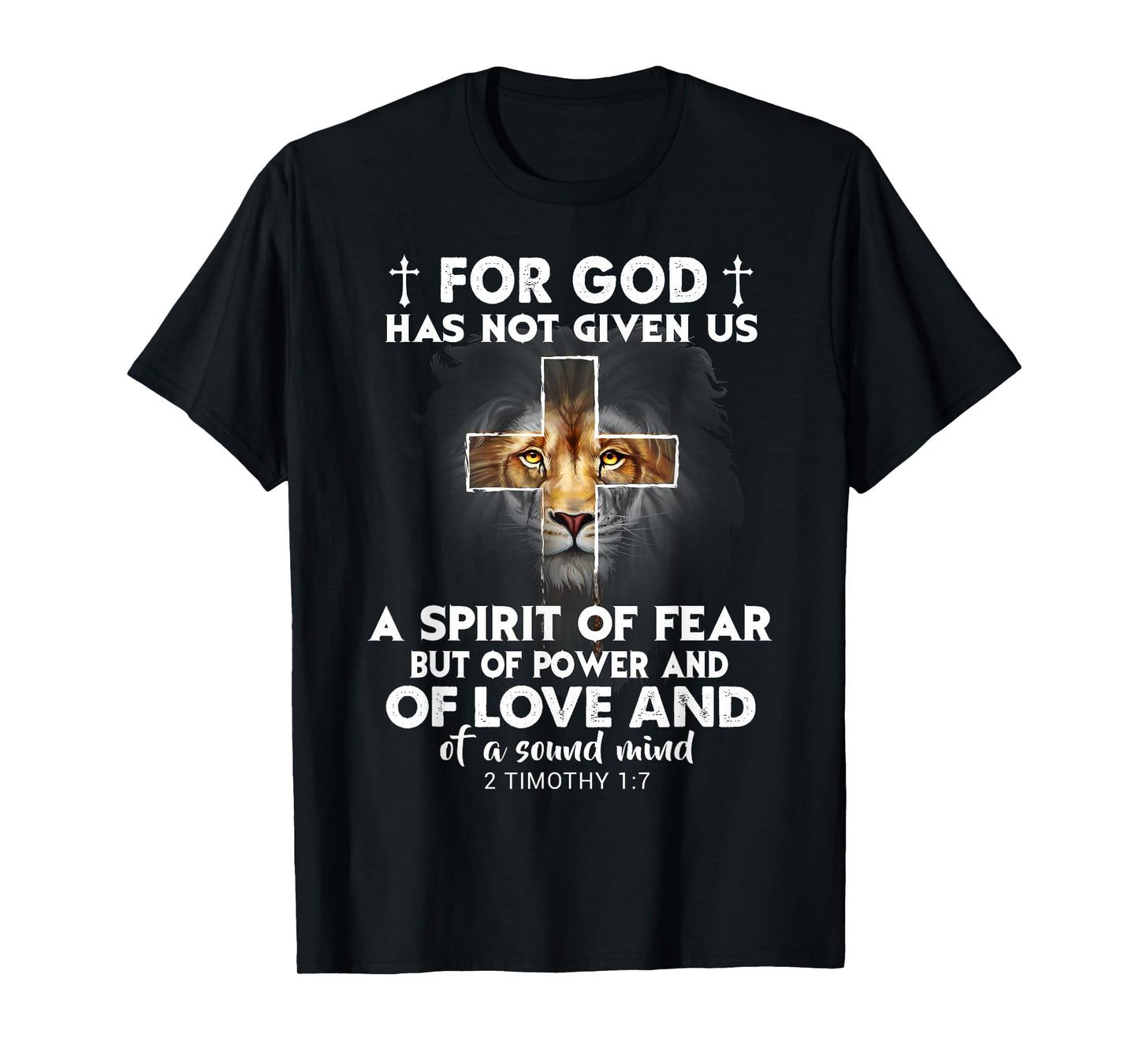 for God Spirit Judah Lion Christians Bible Verse T-Shirt