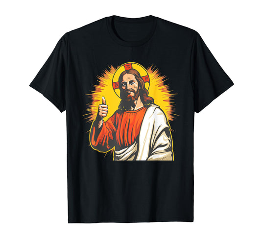 Amazing Jesus with Thumb up for Boys and Girls T-Shirt
