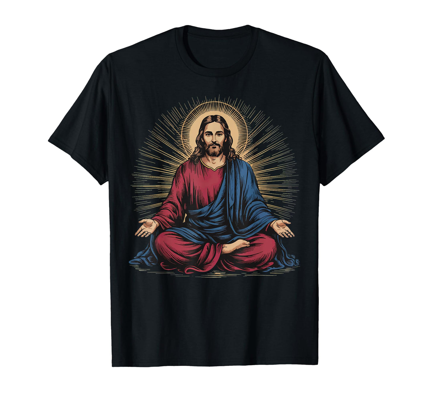 Jesus Meditating Christian Meditation T-Shirt