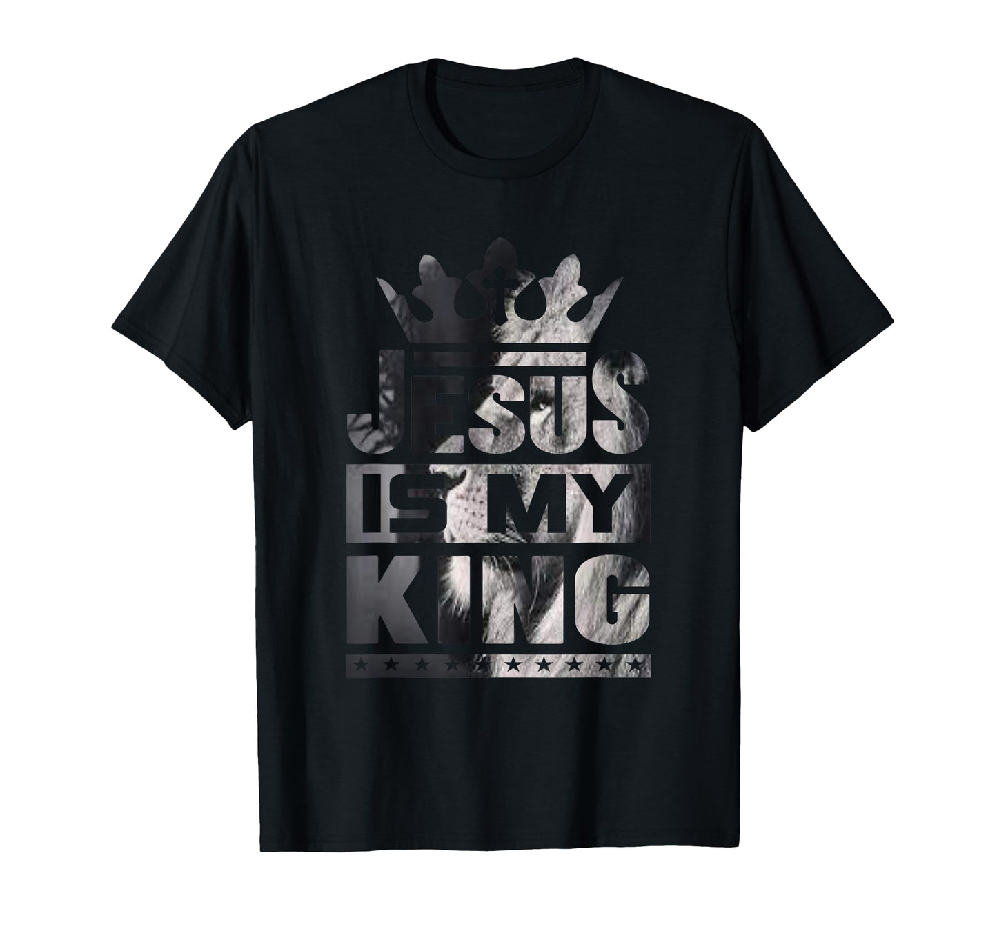 Jesus is My King – Bold Faith and Strength Design T-Shirt