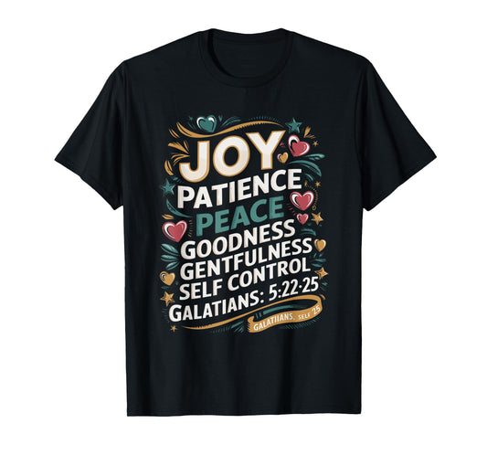 Awesome Galatians Fruit Of The Spirit Religious Verses T-Shirt