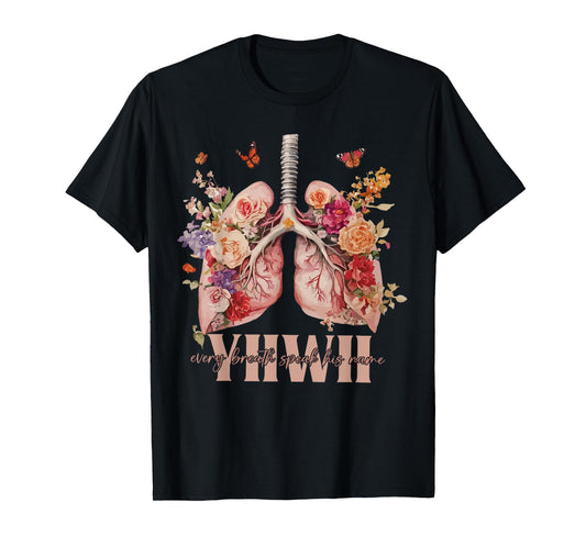 YHWH Lungs Christian Breath Speaks His Name T-Shirt