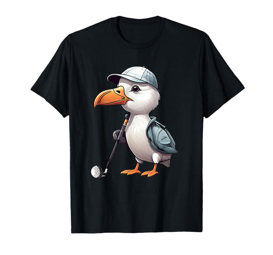 Funny Golfer Albatross Bird Golf Player Game Gift Men Women T-Shirt
