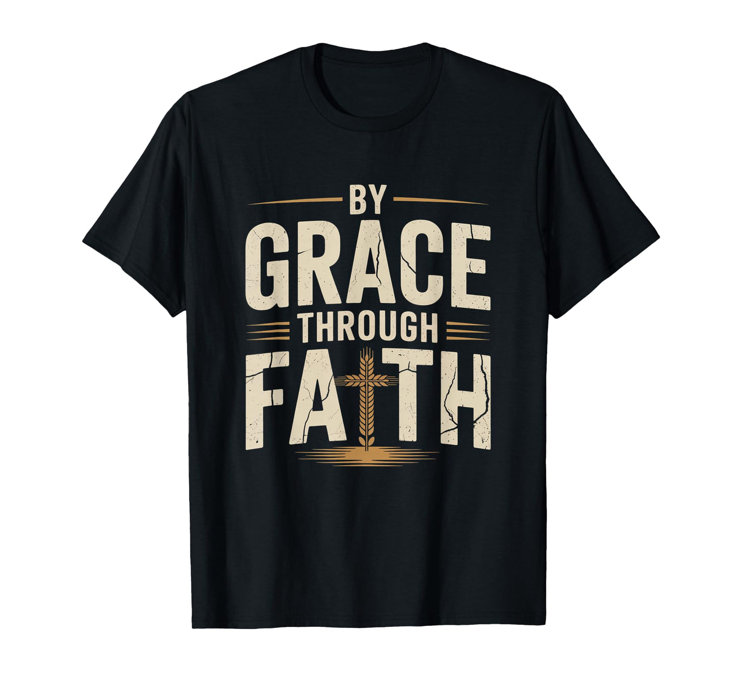 Saved by Grace Ephesians 2:8-9 Inspirational Tee T-Shirt