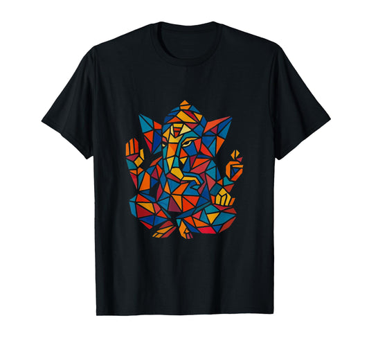 Ganesh Symbol Yoga Hindu Elephant God Ganesha Puja T-Shirt