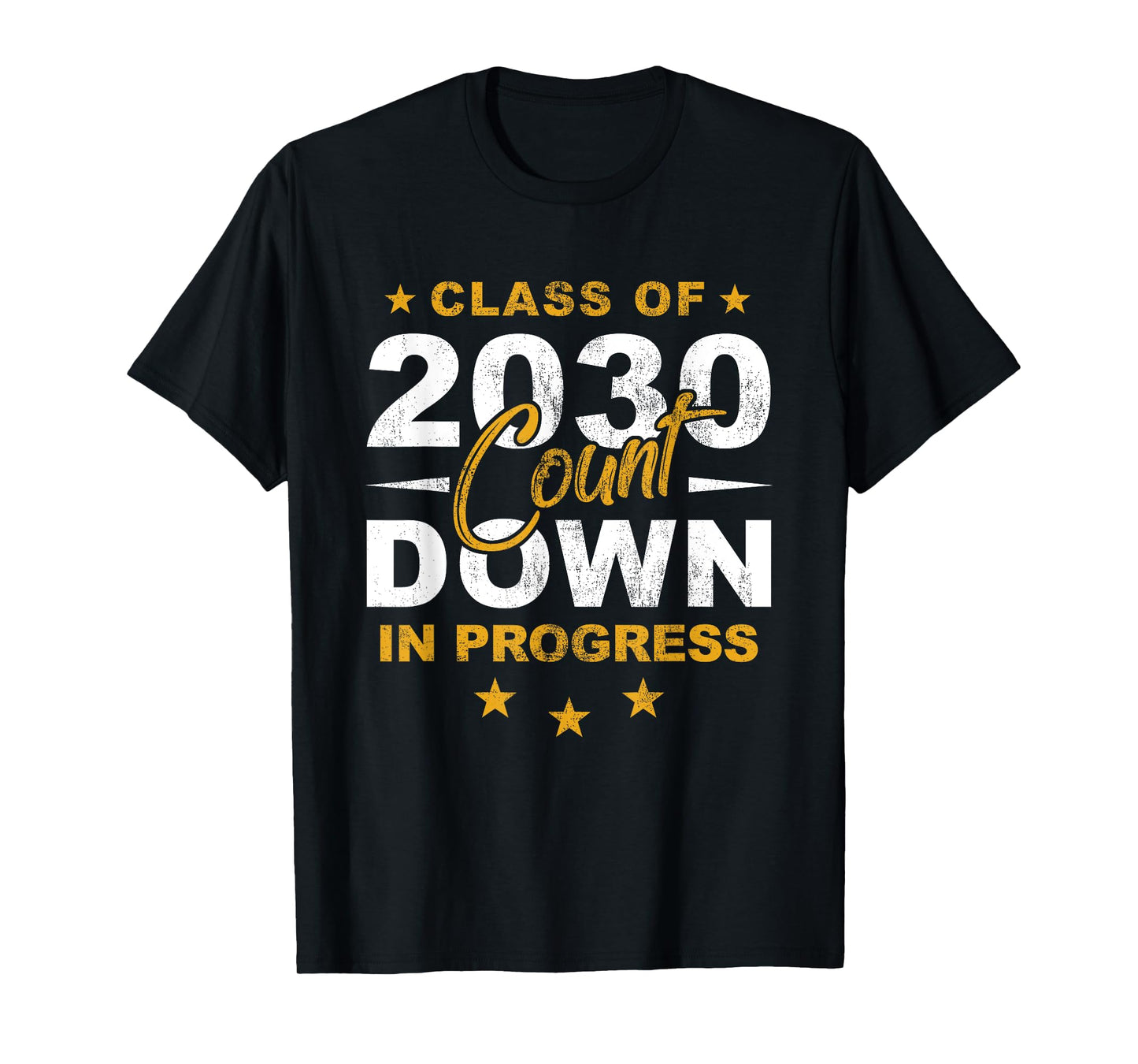 Class Of 2030 Count Down Graduating Fun First Day 8th Grader T-Shirt