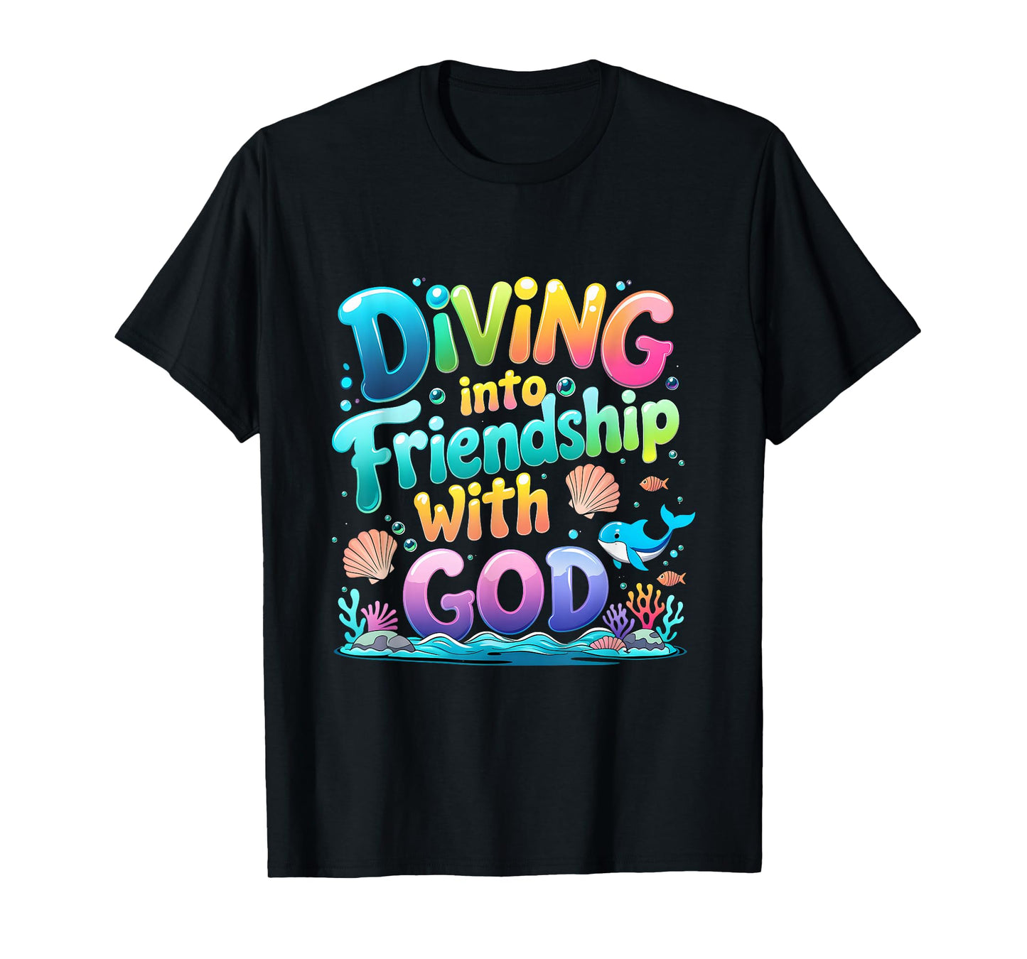 Christian Scuba VBS 2025 Diving Into Friendship With God T-Shirt