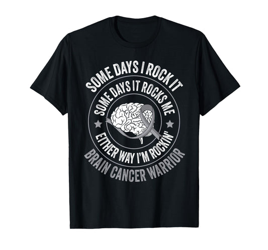 Brain Tumor Warrior Funny Brain Cancer T-Shirt
